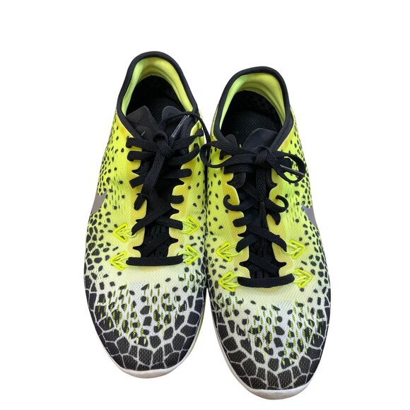 Nike Free 5.0 V4 womans yellow black running sneakers shoes size 6.5 SKU 8348 - Picture 12 of 12